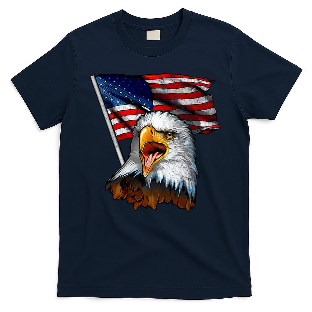 4th Of July Eagle American Flag T-Shirt