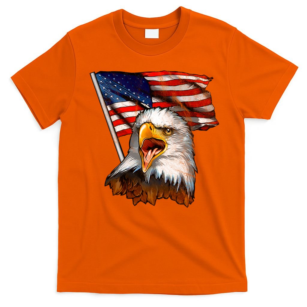 4th Of July Eagle American Flag T-Shirt