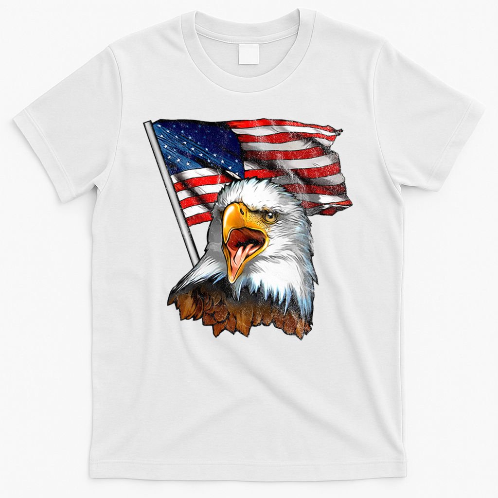 4th Of July Eagle American Flag T-Shirt