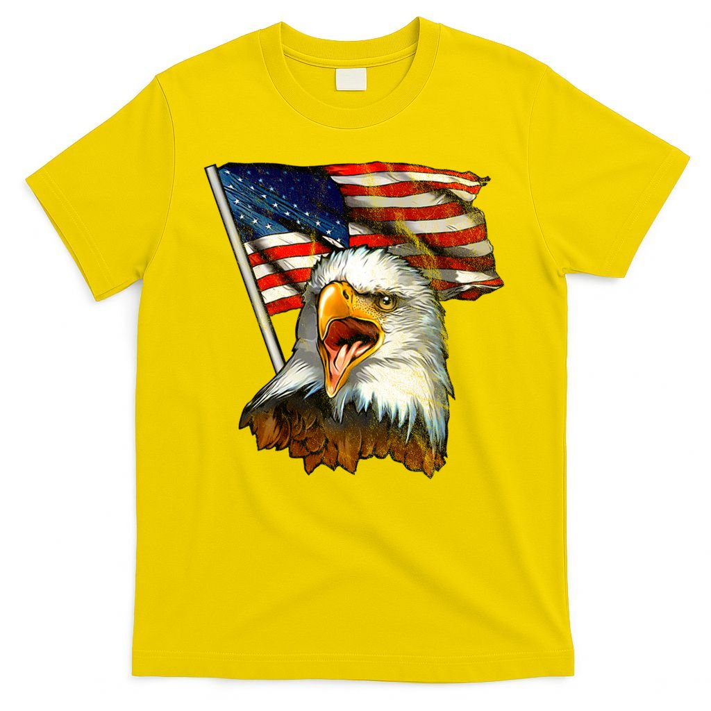 4th Of July Eagle American Flag T-Shirt