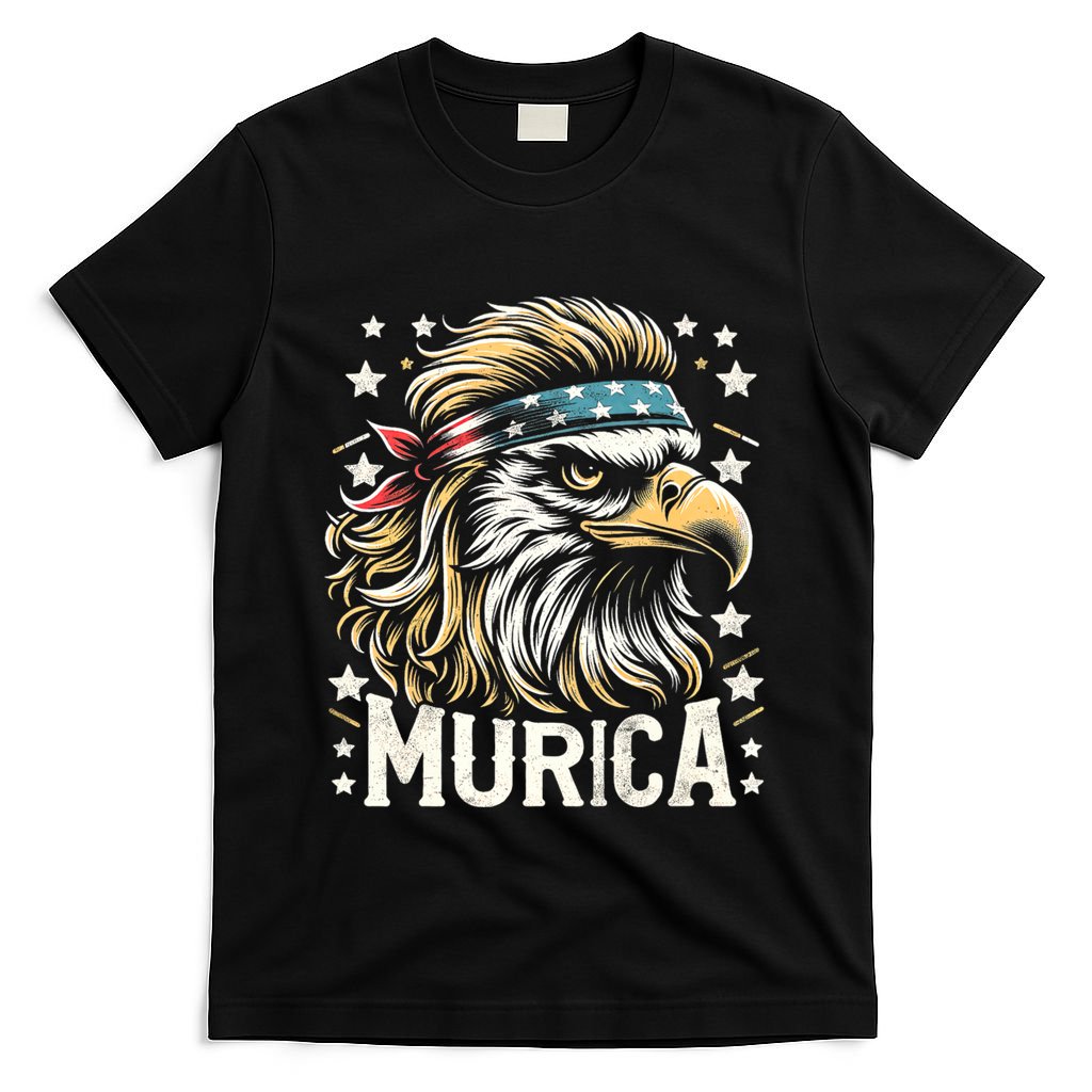 4th Of July Patriotic Funny Eagle July 4th Usa Murica T-Shirt