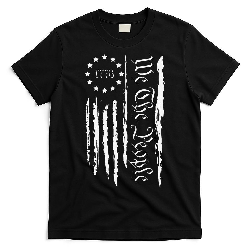 4th of July 1776 Patriotic  USA Flag T-Shirt