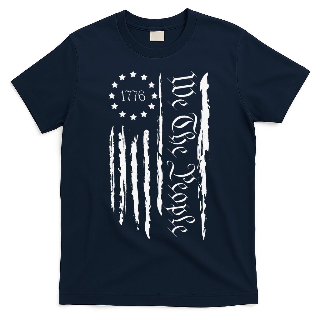 4th of July 1776 Patriotic  USA Flag T-Shirt
