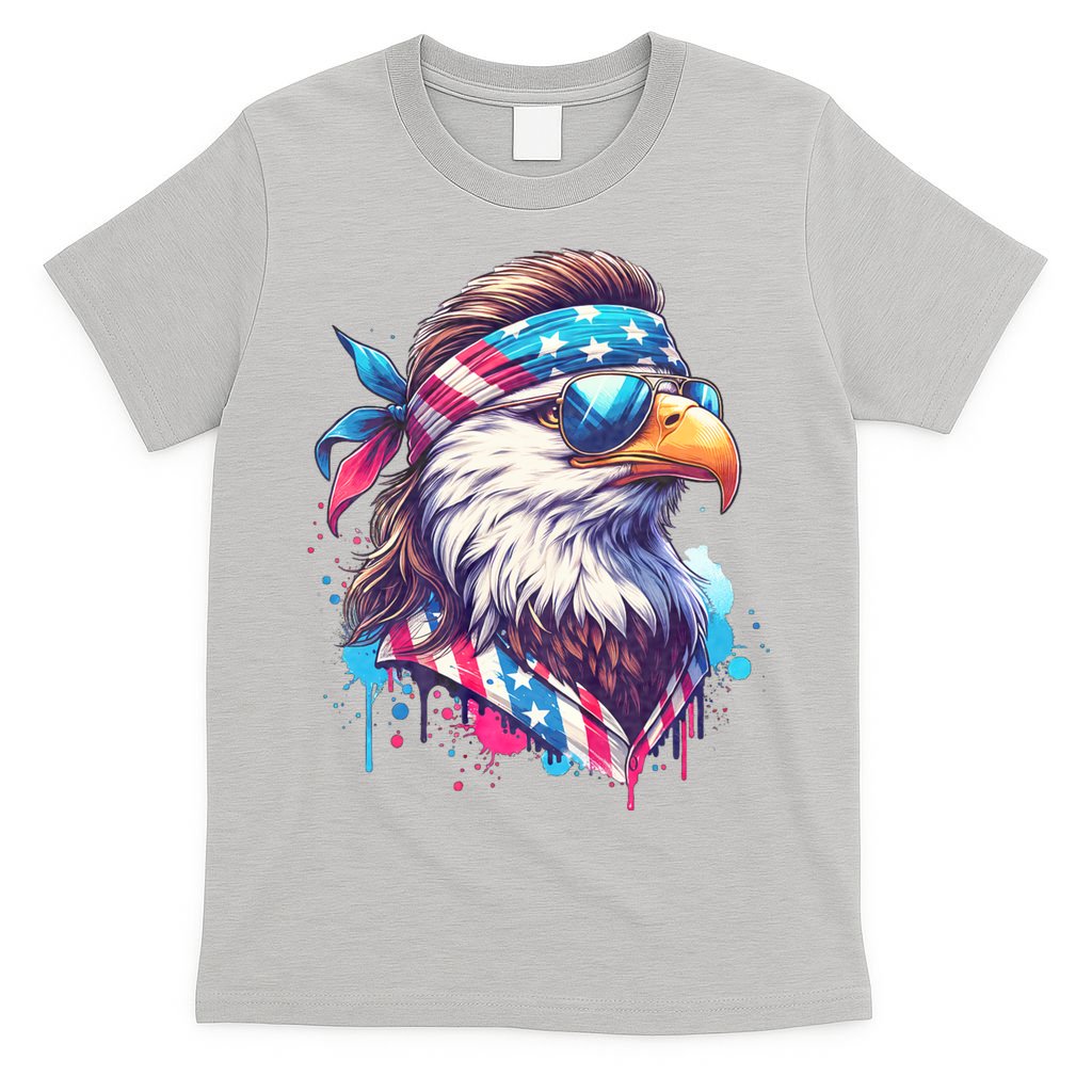 4th Of July Patriotic Funny Eagle July 4th Usa Murica T-Shirt