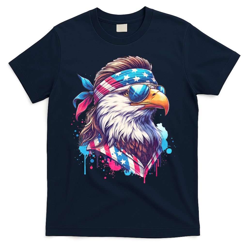 4th Of July Patriotic Funny Eagle July 4th Usa Murica T-Shirt