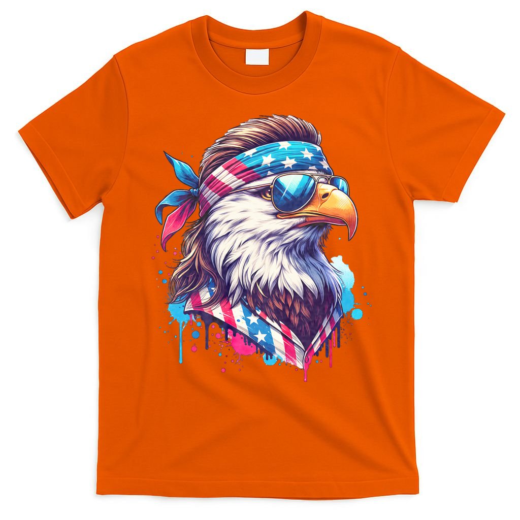 4th Of July Patriotic Funny Eagle July 4th Usa Murica T-Shirt