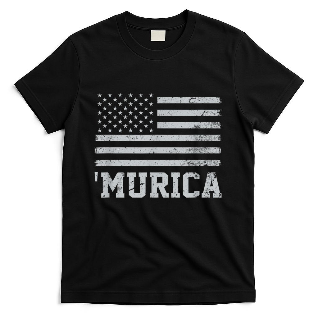 4th Of July Bald Flag Mullet Murica Usa Usa Merica T-Shirt