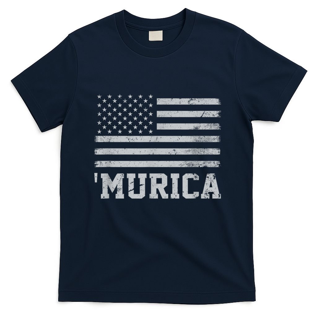 4th Of July Bald Flag Mullet Murica Usa Usa Merica T-Shirt
