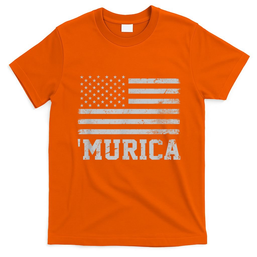 4th Of July Bald Flag Mullet Murica Usa Usa Merica T-Shirt