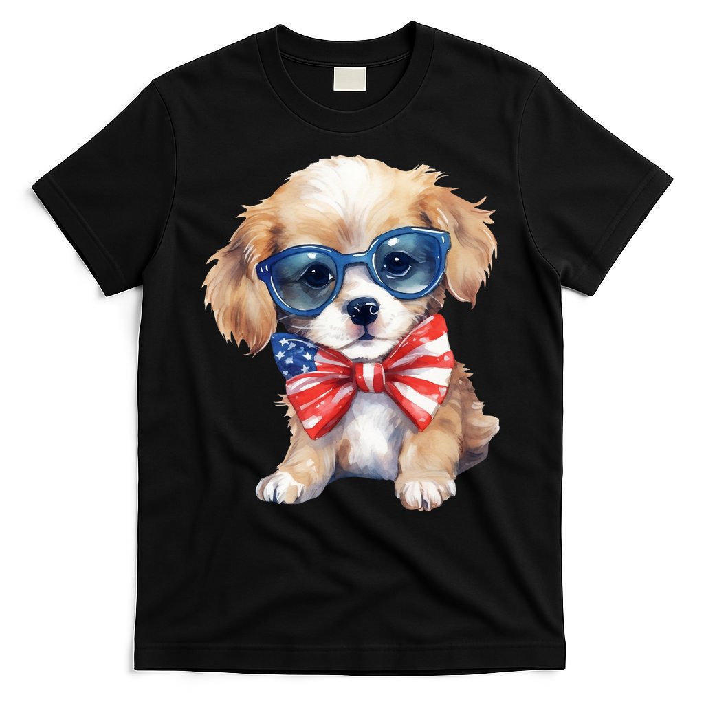 4th Of July Cute Dog Lover T-Shirt