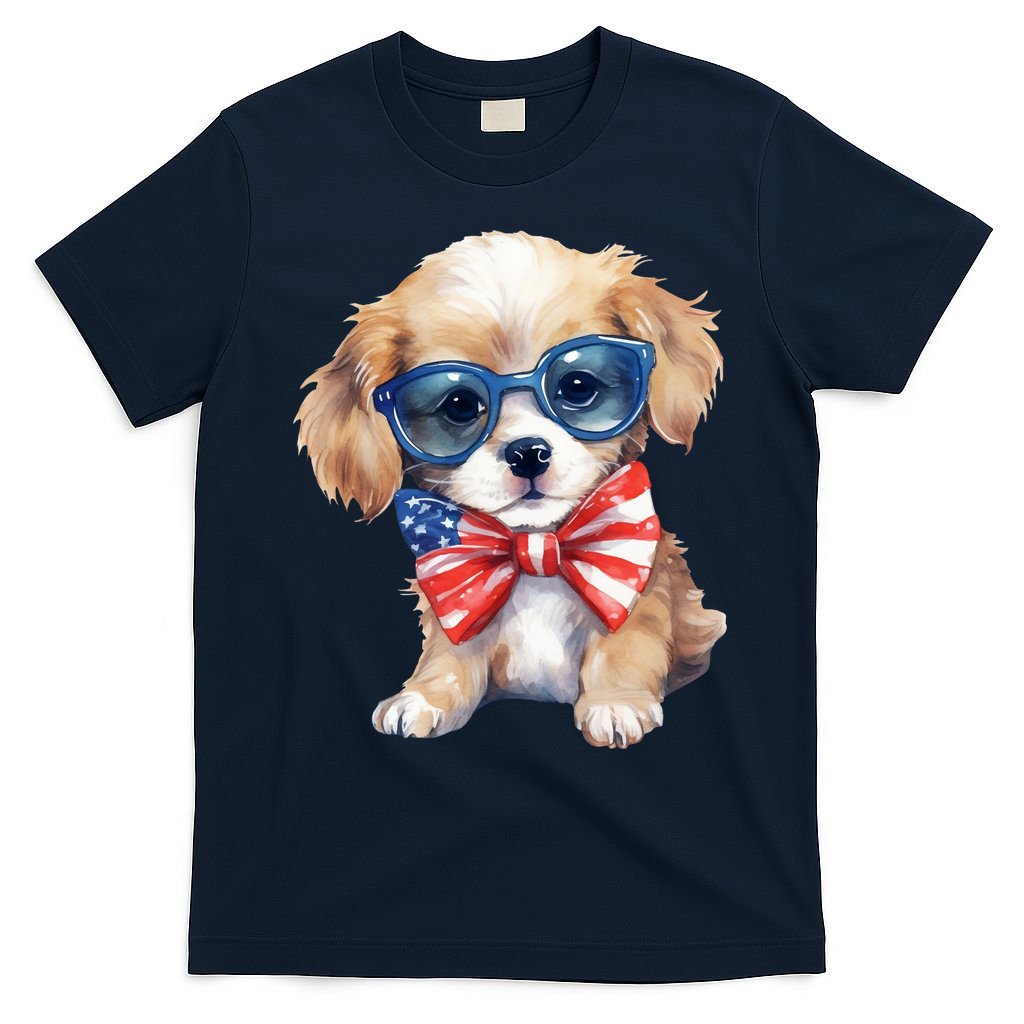 4th Of July Cute Dog Lover T-Shirt