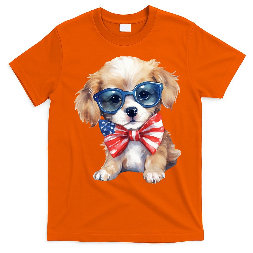 4th Of July Cute Dog Lover T-Shirt