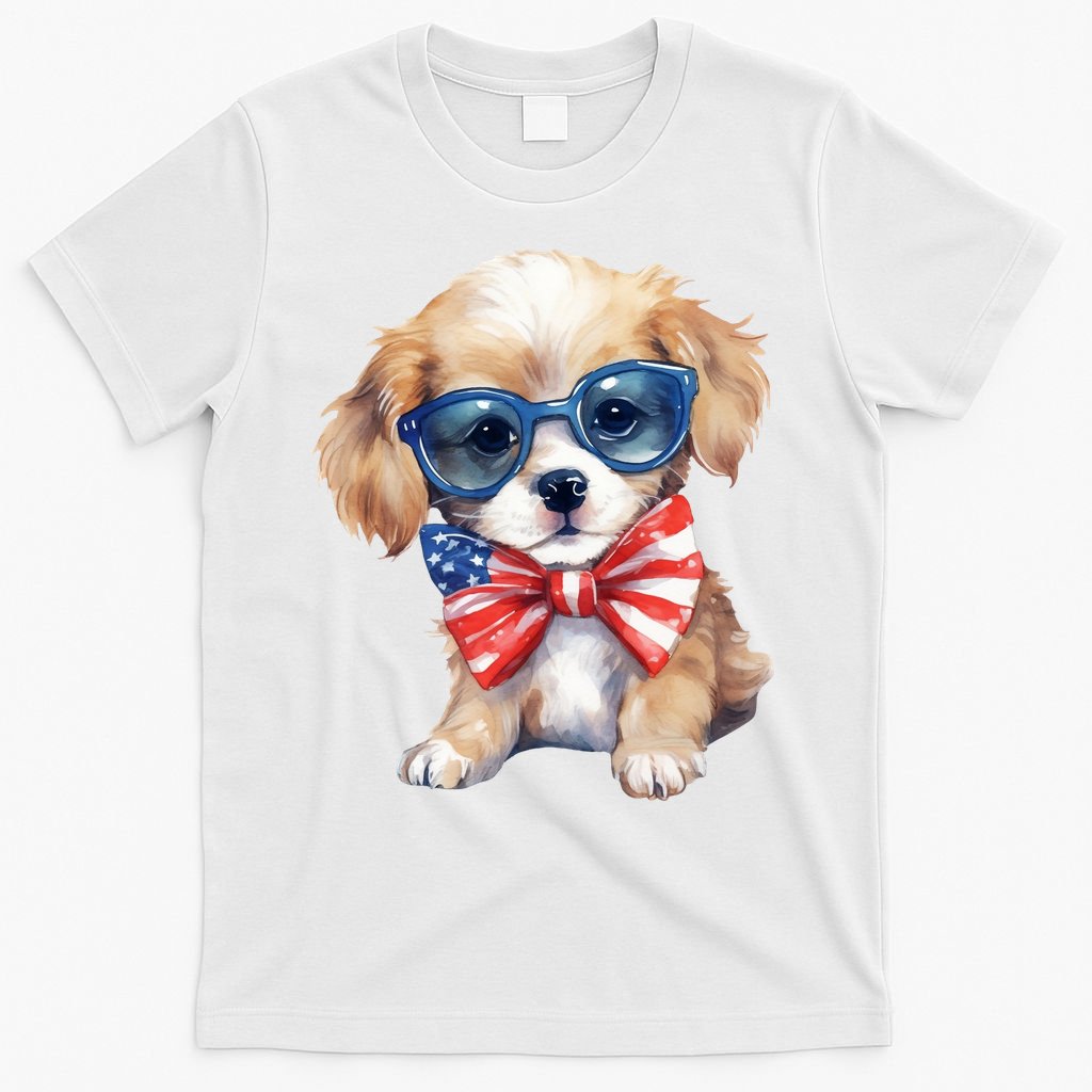 4th Of July Cute Dog Lover T-Shirt