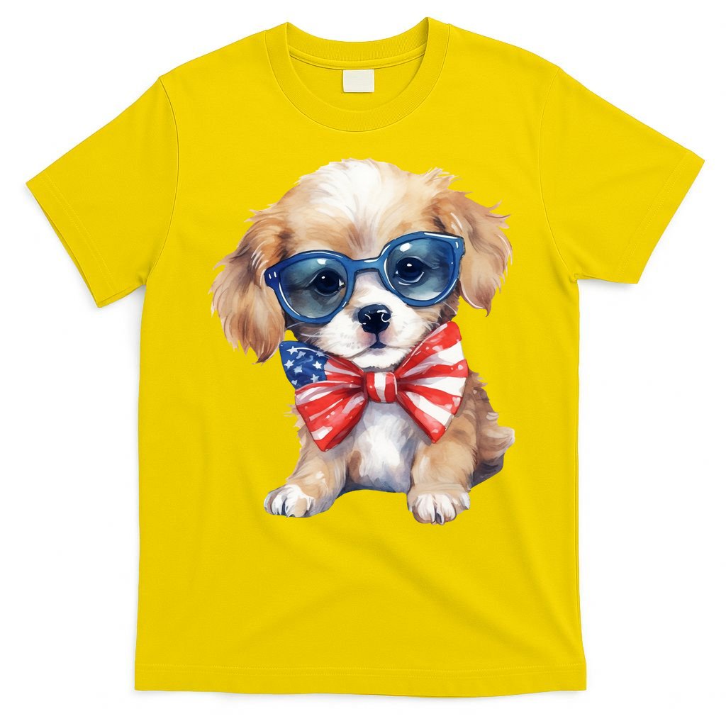 4th Of July Cute Dog Lover T-Shirt