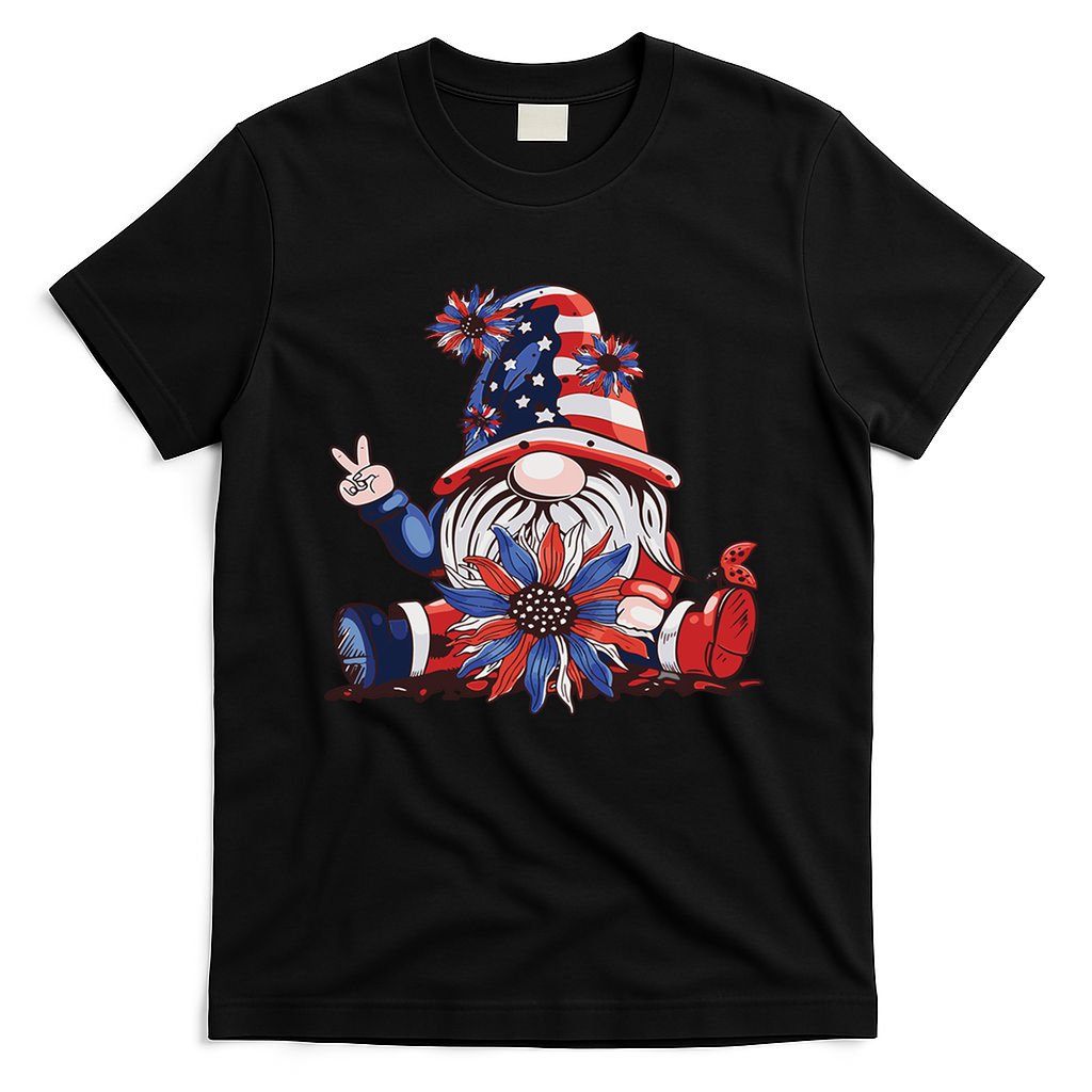 4th Of July Gnome Festive Holiday T-Shirt