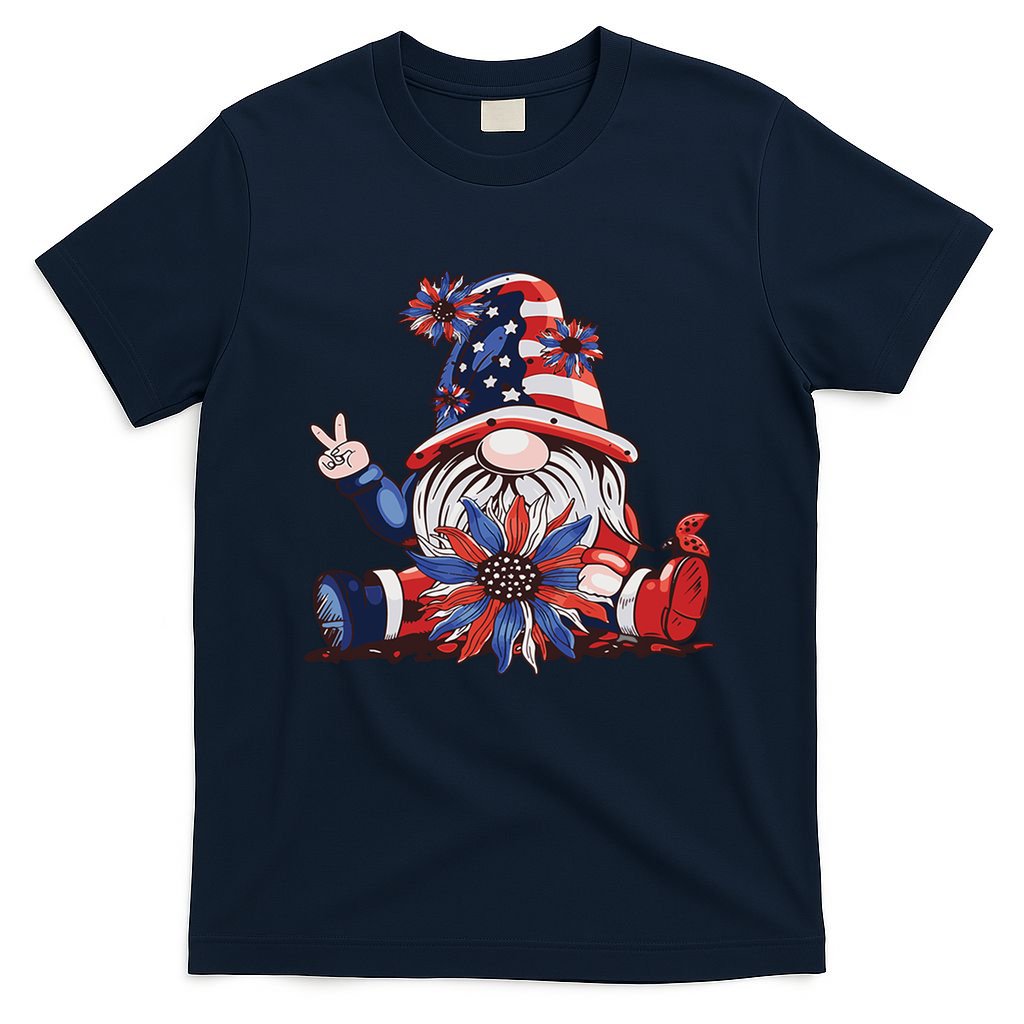 4th Of July Gnome Festive Holiday T-Shirt
