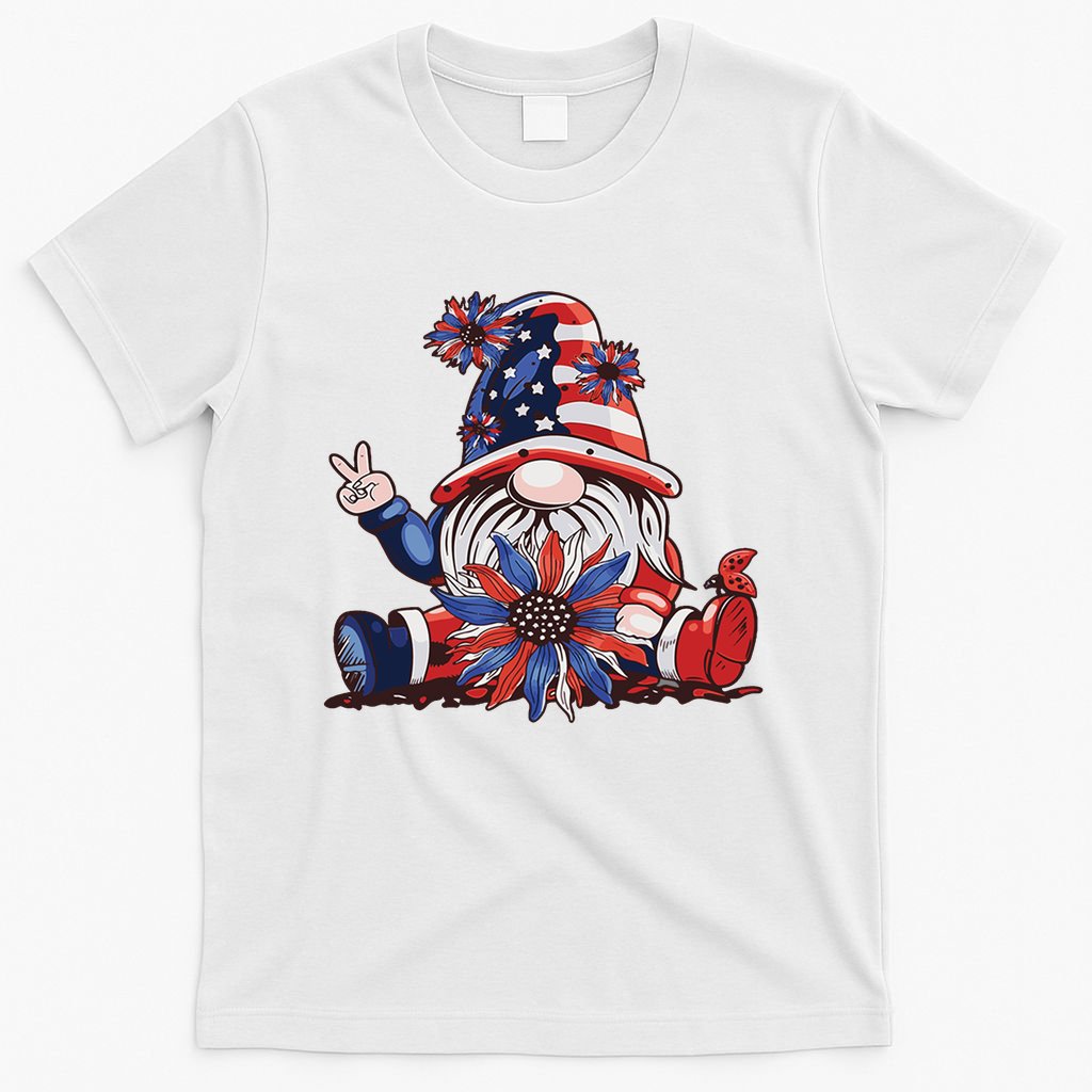 4th Of July Gnome Festive Holiday T-Shirt