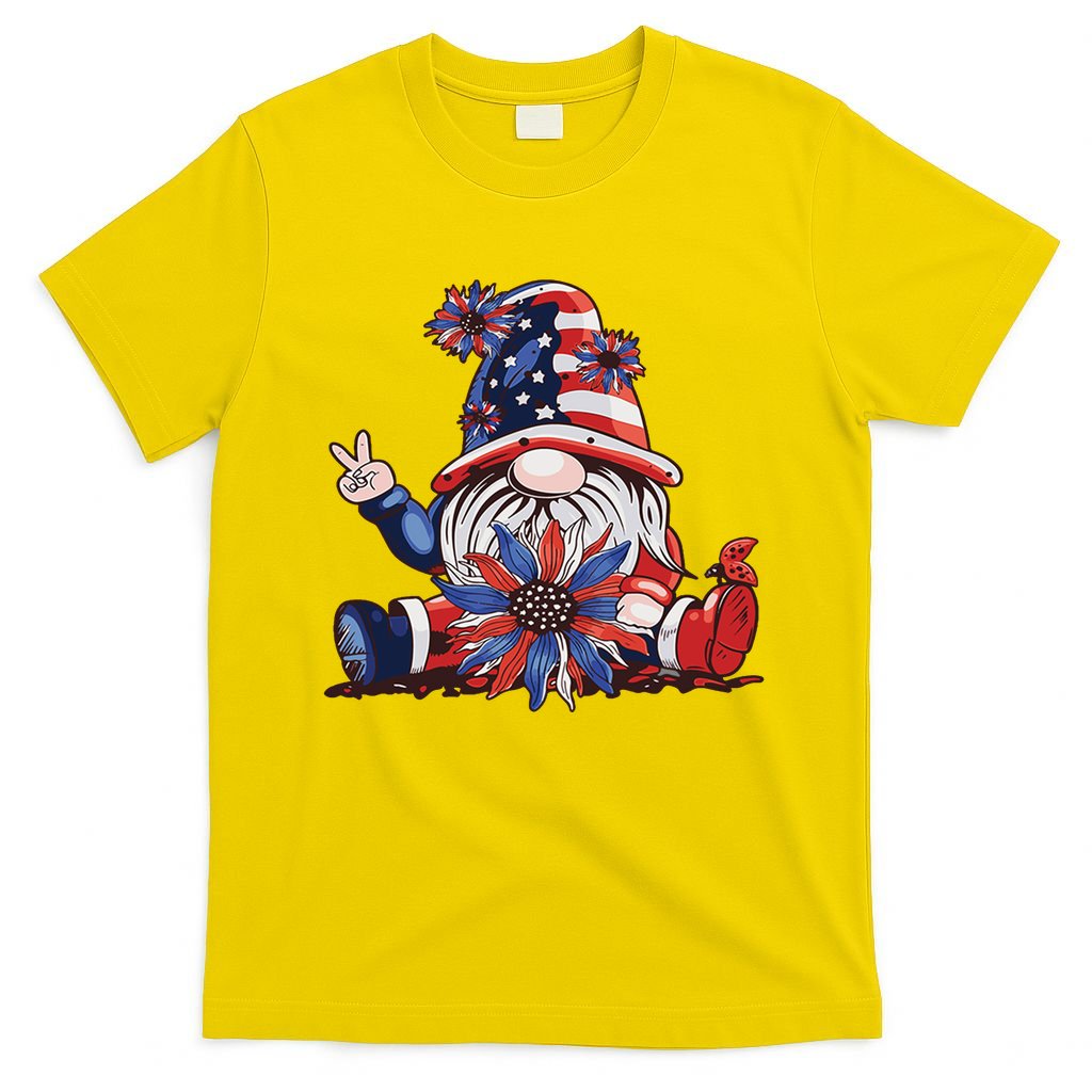 4th Of July Gnome Festive Holiday T-Shirt