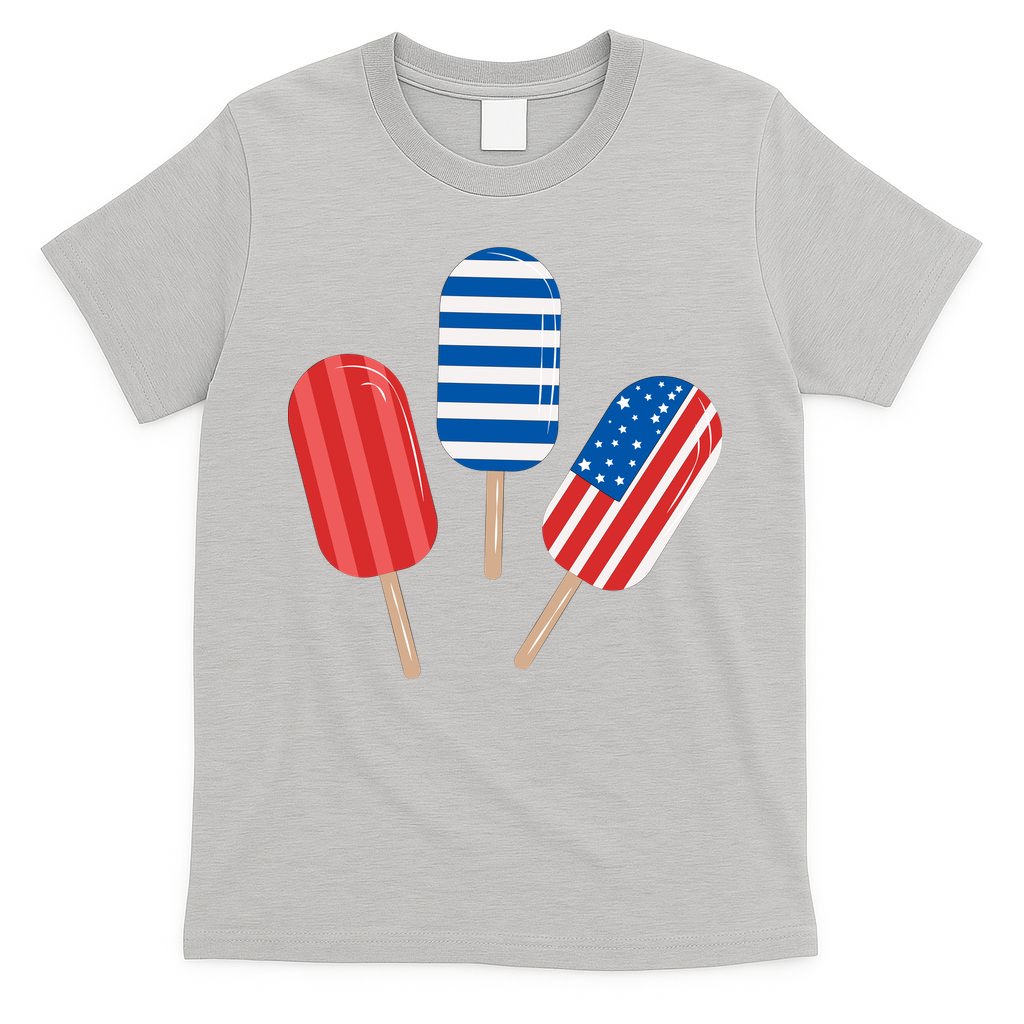 4th Of July Popsicle Usa T-Shirt
