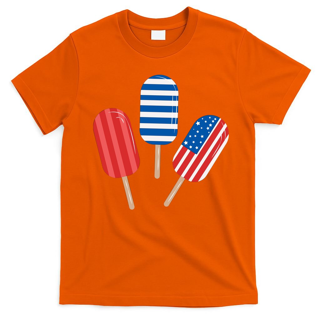 4th Of July Popsicle Usa T-Shirt
