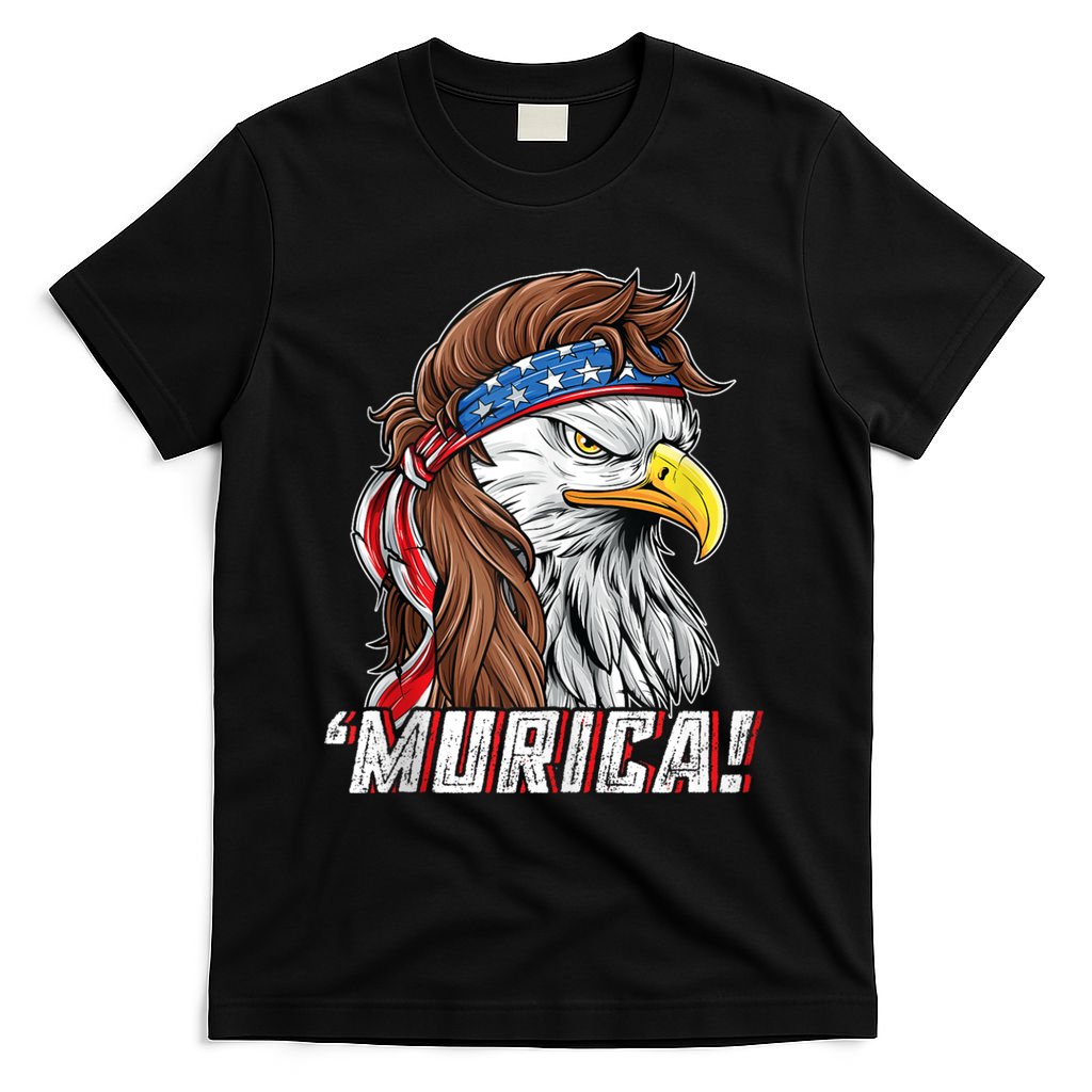4th Of July Bald Eagle Mullet Murica Usa Usa Merica T-Shirt