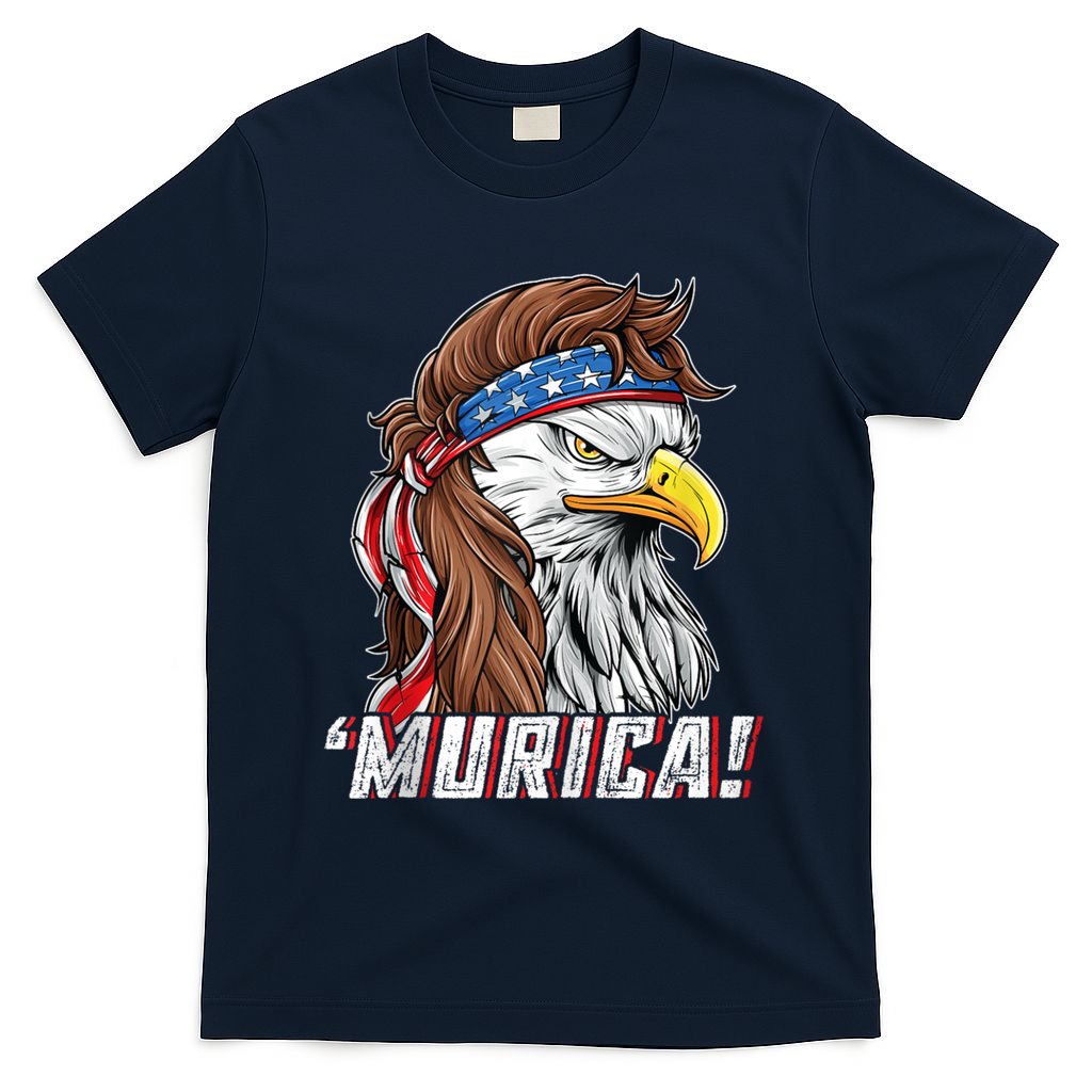 4th Of July Bald Eagle Mullet Murica Usa Usa Merica T-Shirt