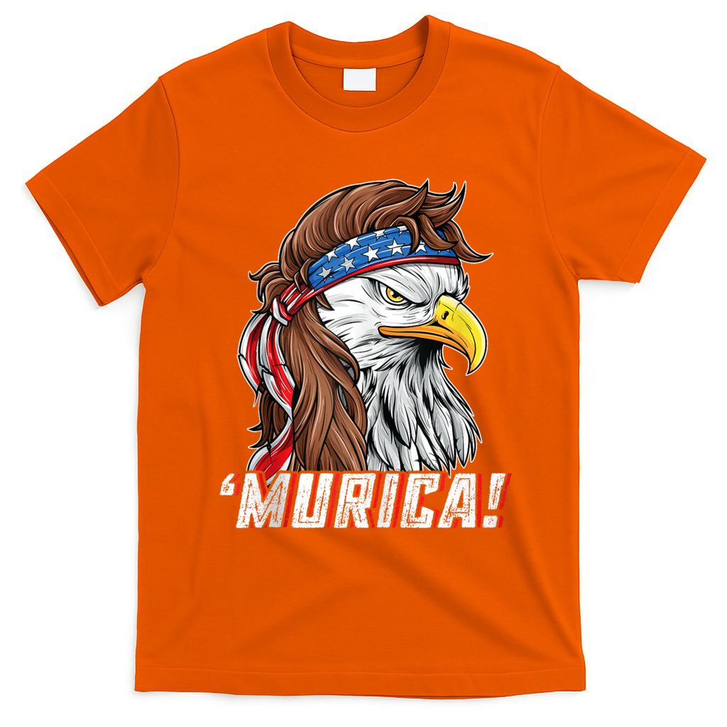 4th Of July Bald Eagle Mullet Murica Usa Usa Merica T-Shirt