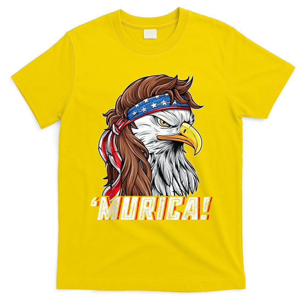4th Of July Bald Eagle Mullet Murica Usa Usa Merica T-Shirt