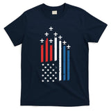 4th Of July Jets American Flag T-Shirt