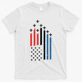 4th Of July Jets American Flag T-Shirt
