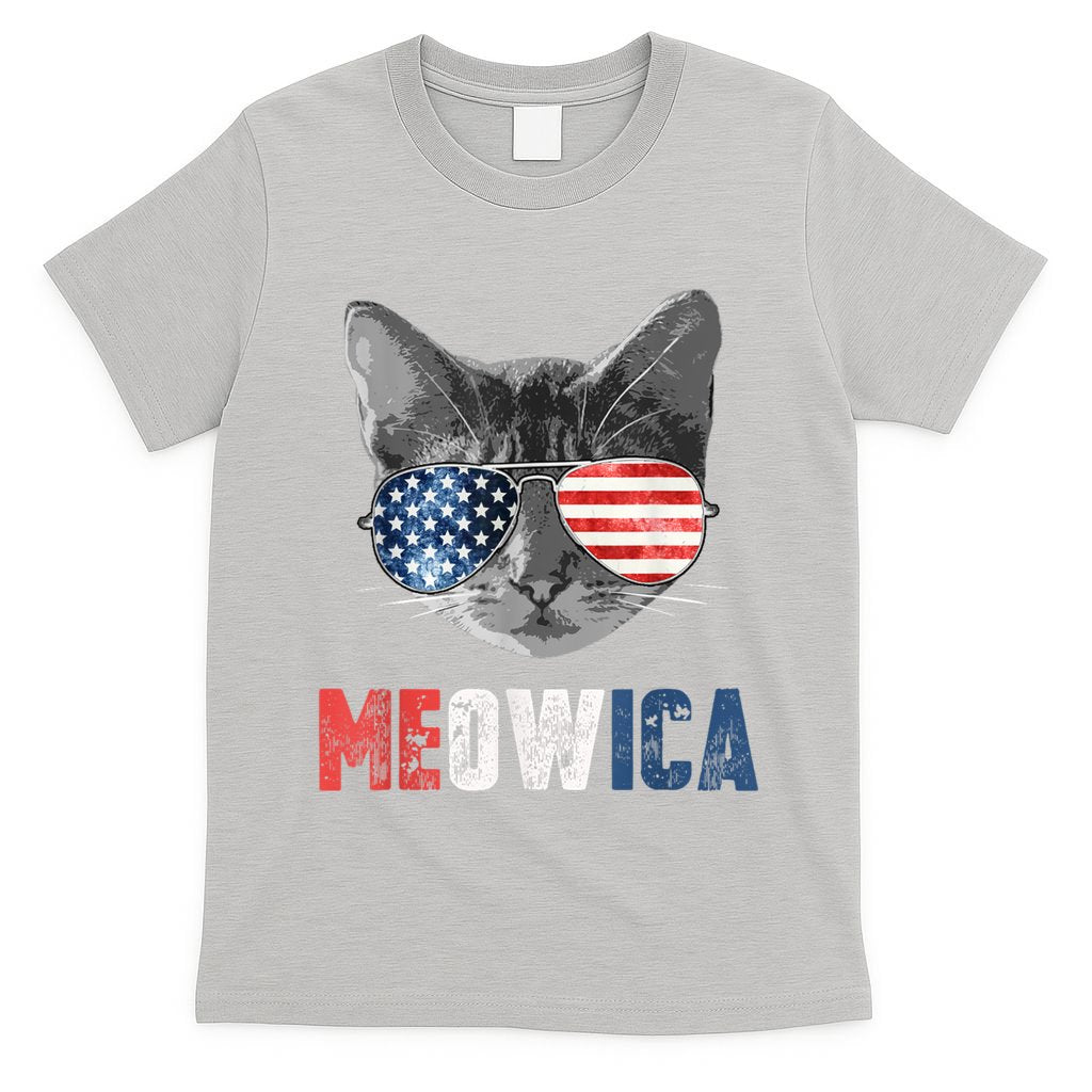 4th Of July Bald Eagle Mullet Meowica Usa Usa Merica T-Shirt
