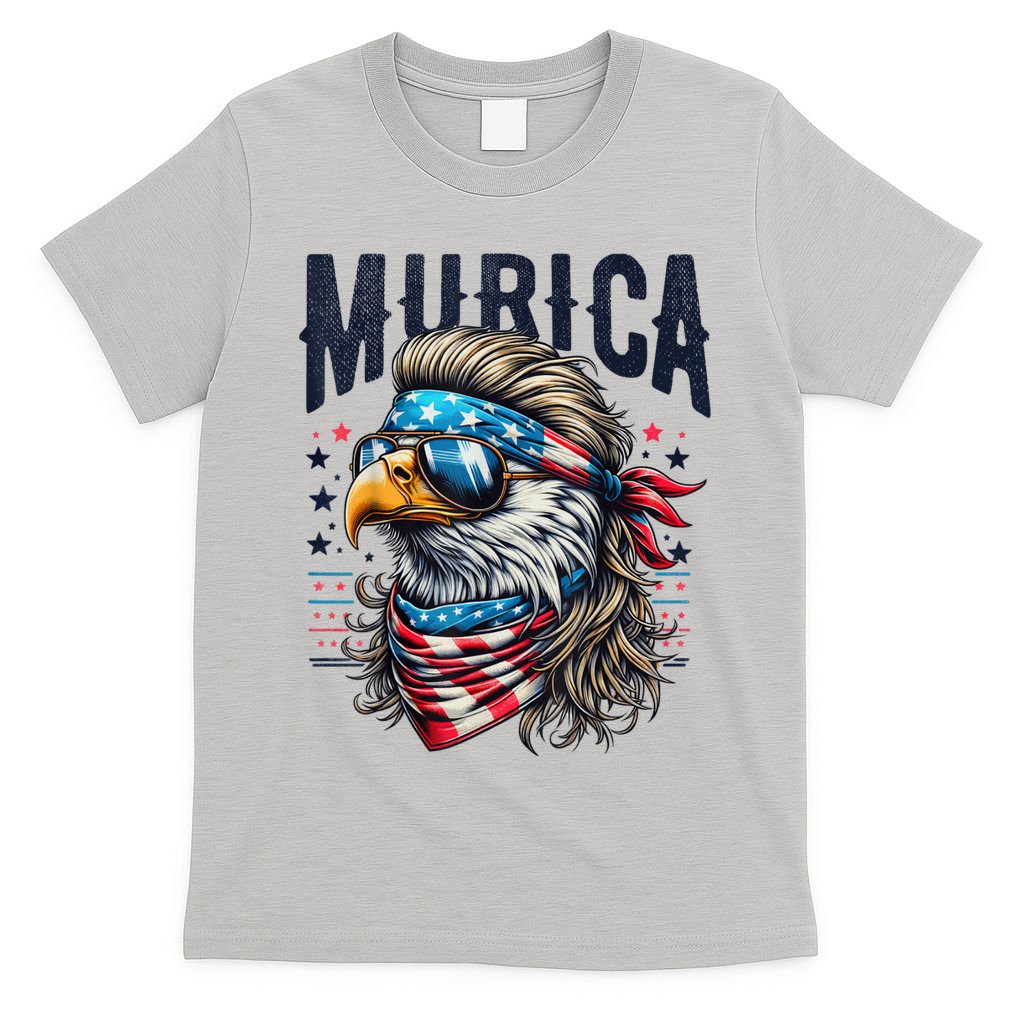 4th Of July Bald Eagle Mullet Murica Usa Usa Merica T-Shirt