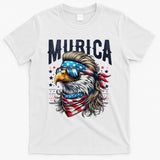 4th Of July Bald Eagle Mullet Murica Usa Usa Merica T-Shirt