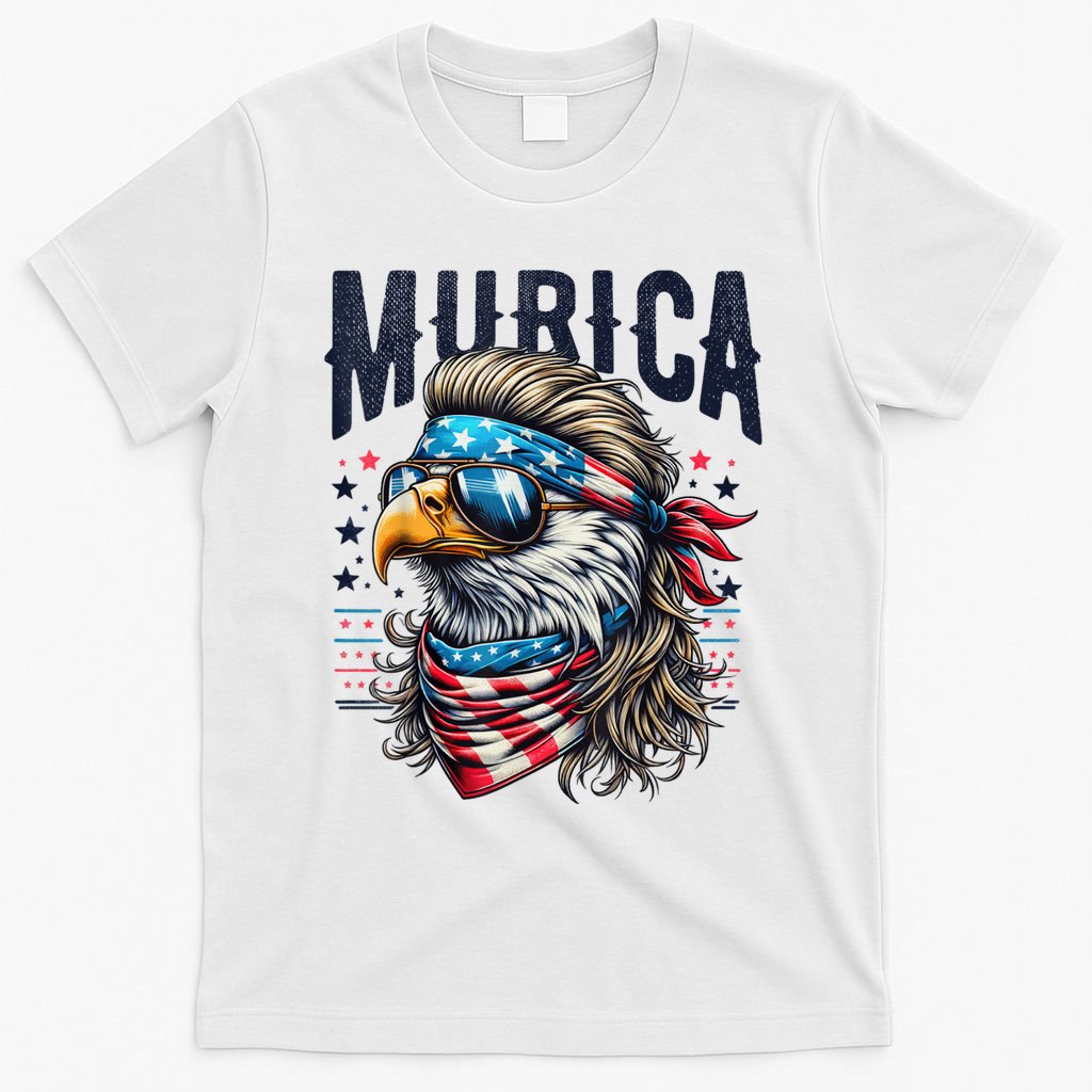 4th Of July Bald Eagle Mullet Murica Usa Usa Merica T-Shirt