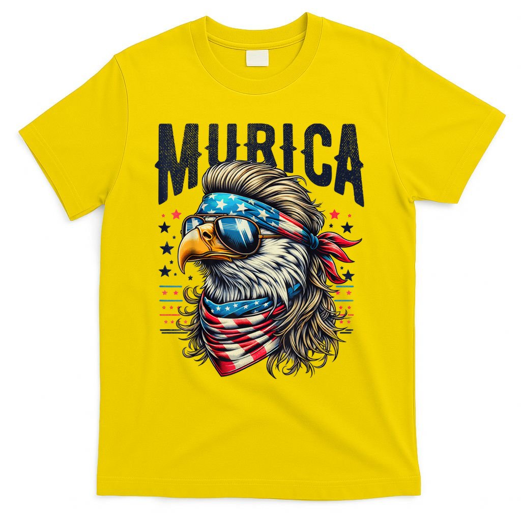 4th Of July Bald Eagle Mullet Murica Usa Usa Merica T-Shirt