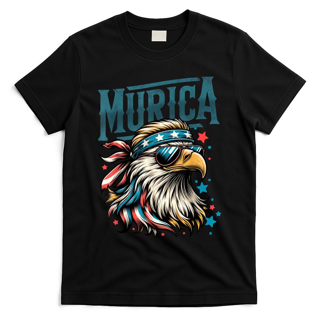 4th Of July Bald Eagle Mullet Murica Usa Usa Merica T-Shirt