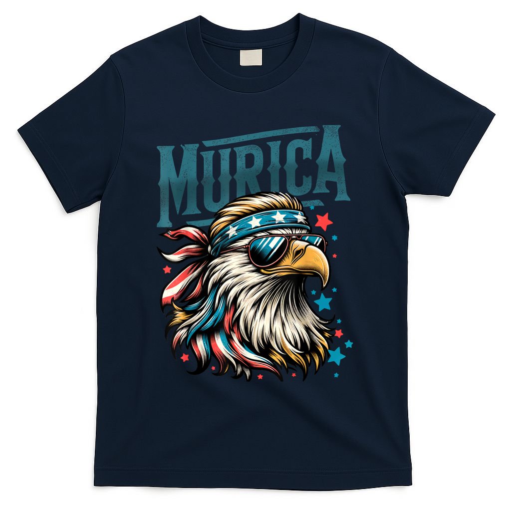 4th Of July Bald Eagle Mullet Murica Usa Usa Merica T-Shirt