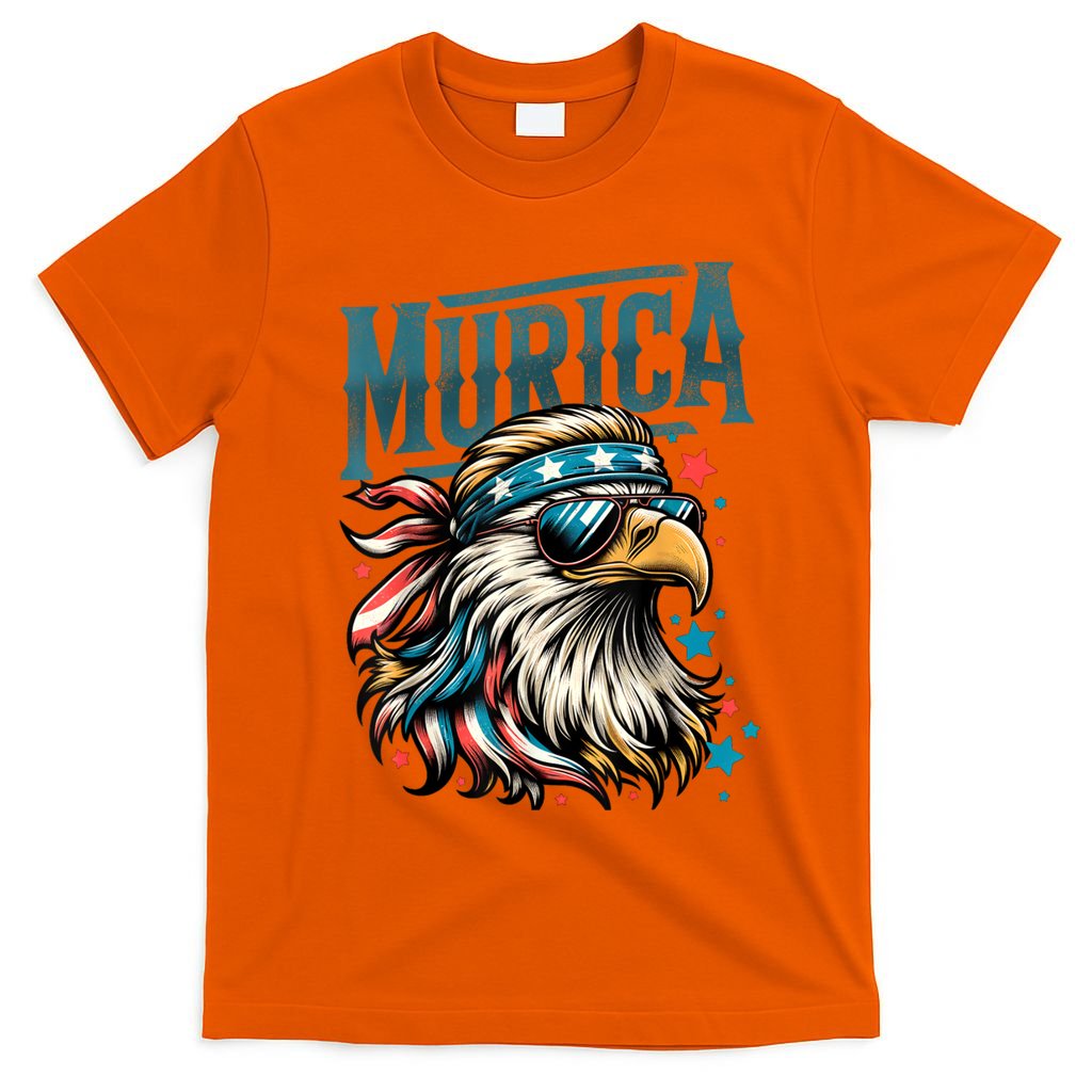4th Of July Bald Eagle Mullet Murica Usa Usa Merica T-Shirt