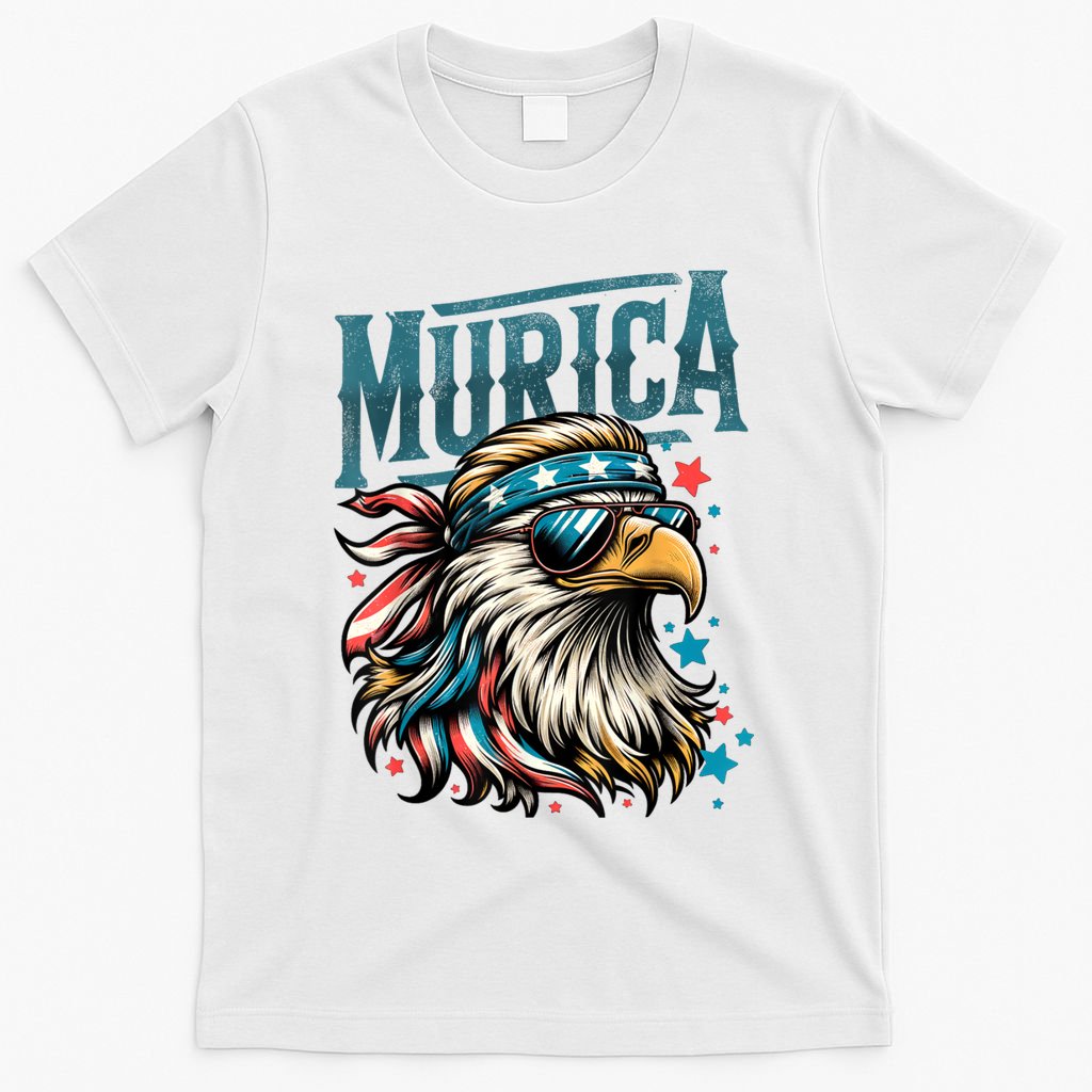 4th Of July Bald Eagle Mullet Murica Usa Usa Merica T-Shirt