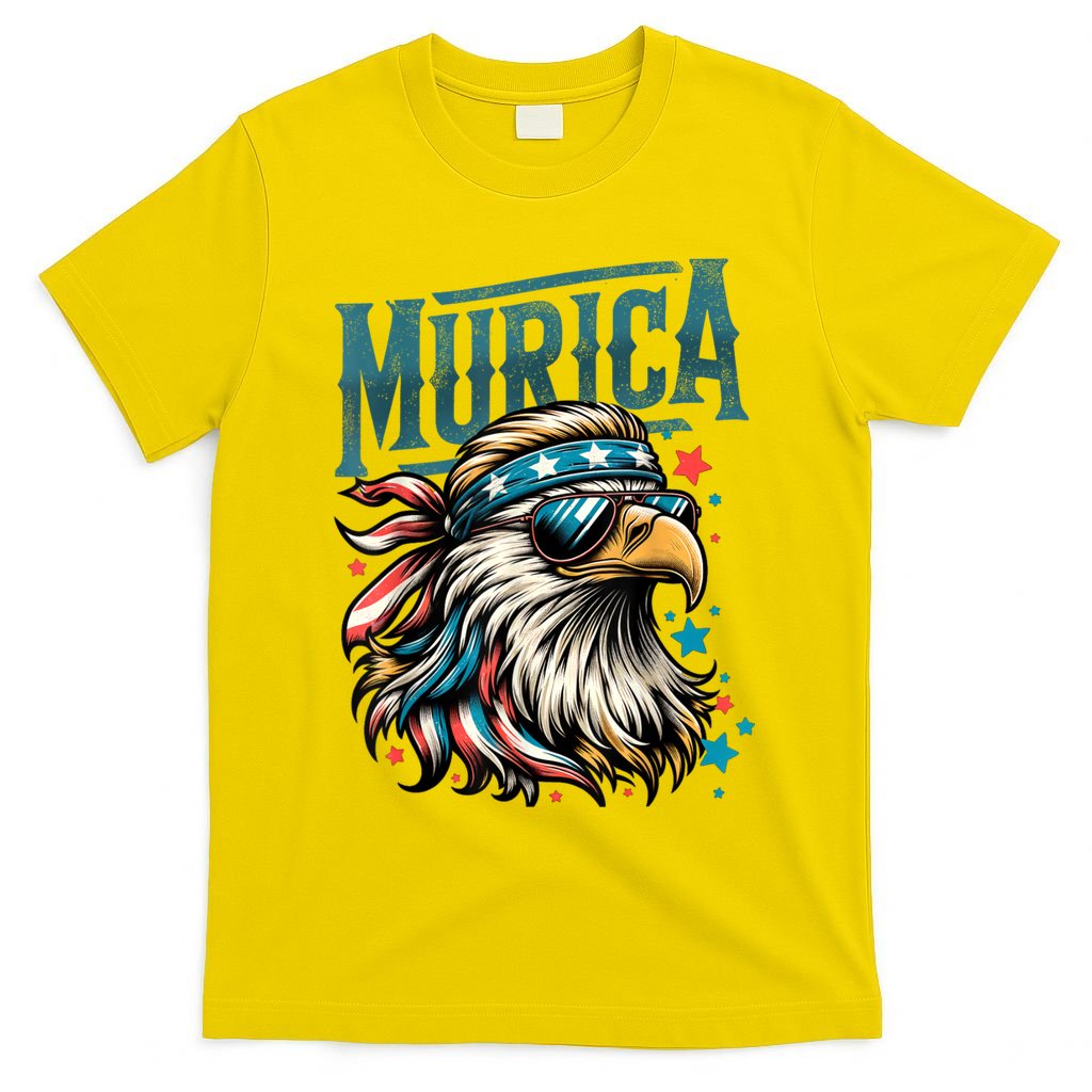 4th Of July Bald Eagle Mullet Murica Usa Usa Merica T-Shirt