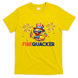 4th Of July Cute Duck Firequacker Patriotic Funny T-Shirt