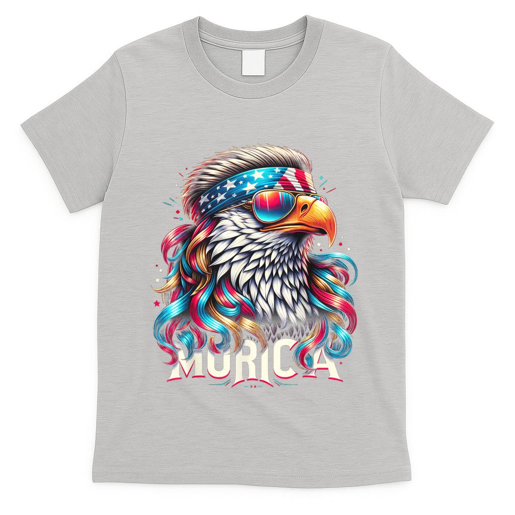 4th Of July Bald Eagle Mullet Murica Usa Usa Merica T-Shirt