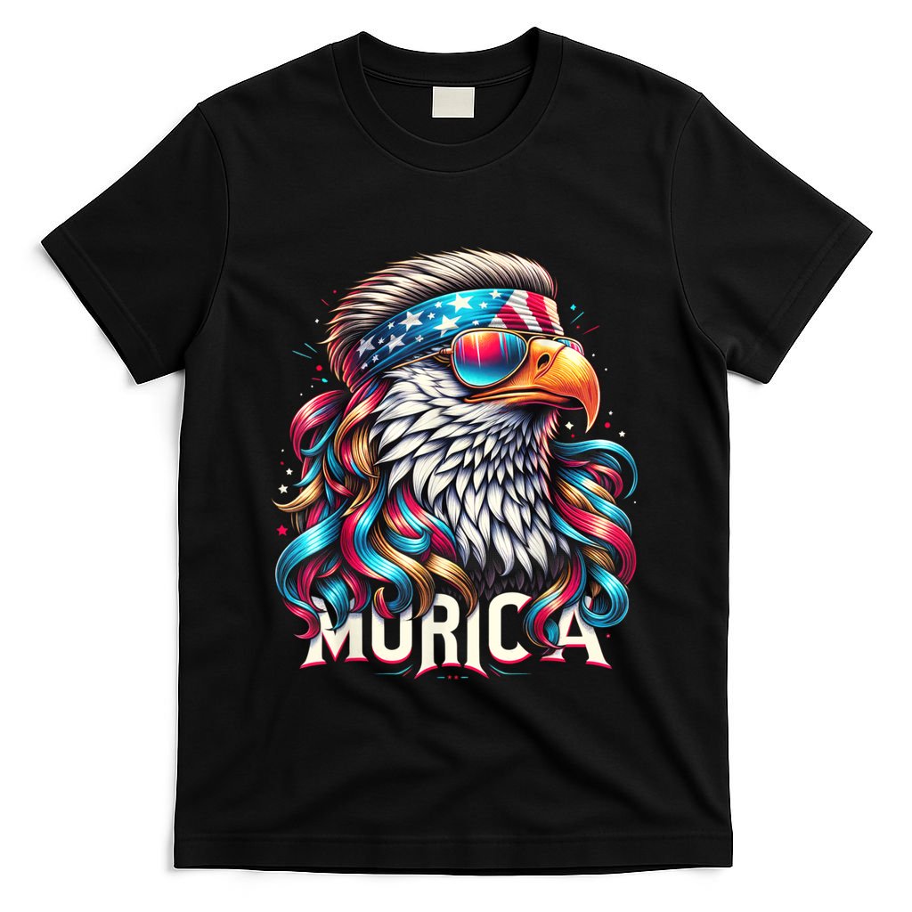 4th Of July Bald Eagle Mullet Murica Usa Usa Merica T-Shirt