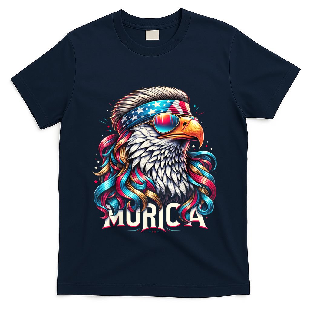 4th Of July Bald Eagle Mullet Murica Usa Usa Merica T-Shirt