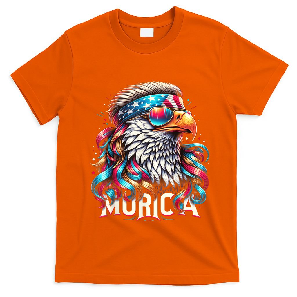 4th Of July Bald Eagle Mullet Murica Usa Usa Merica T-Shirt
