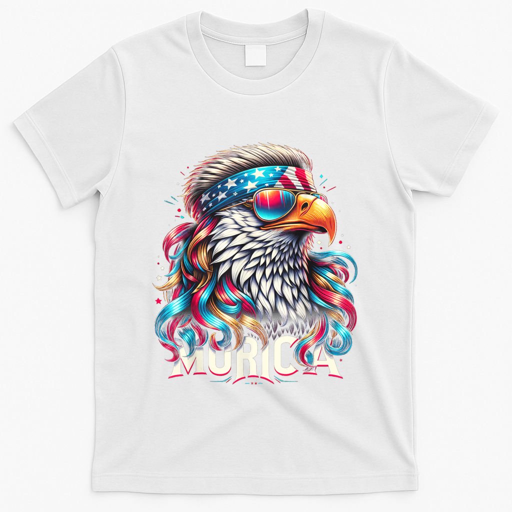 4th Of July Bald Eagle Mullet Murica Usa Usa Merica T-Shirt
