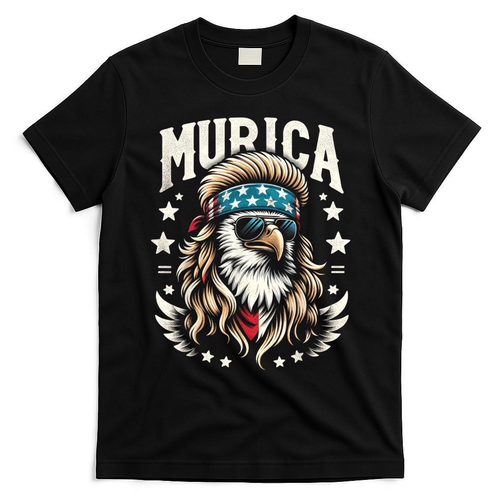 4th Of July Bald Eagle Mullet Murica Usa Usa Merica T-Shirt