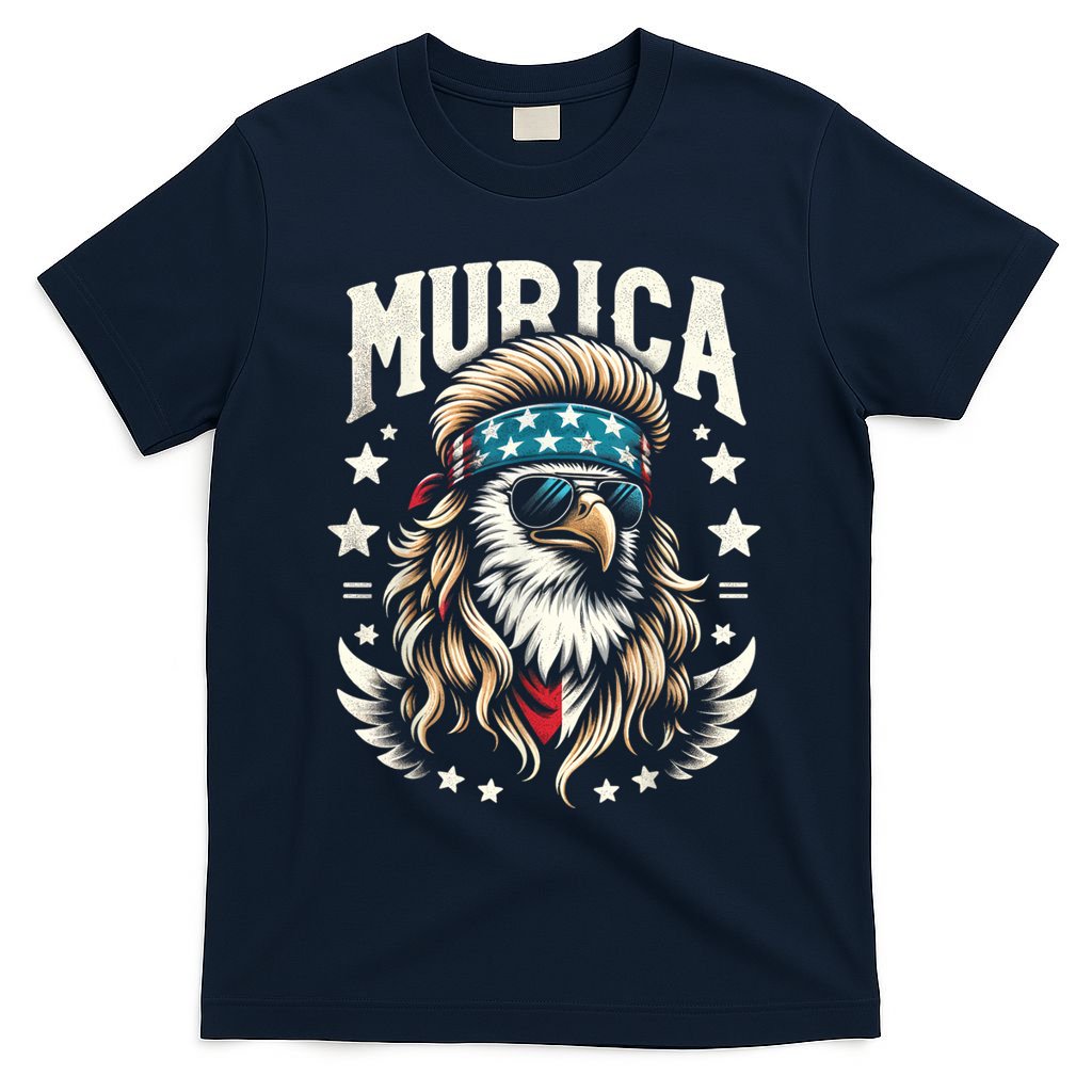 4th Of July Bald Eagle Mullet Murica Usa Usa Merica T-Shirt