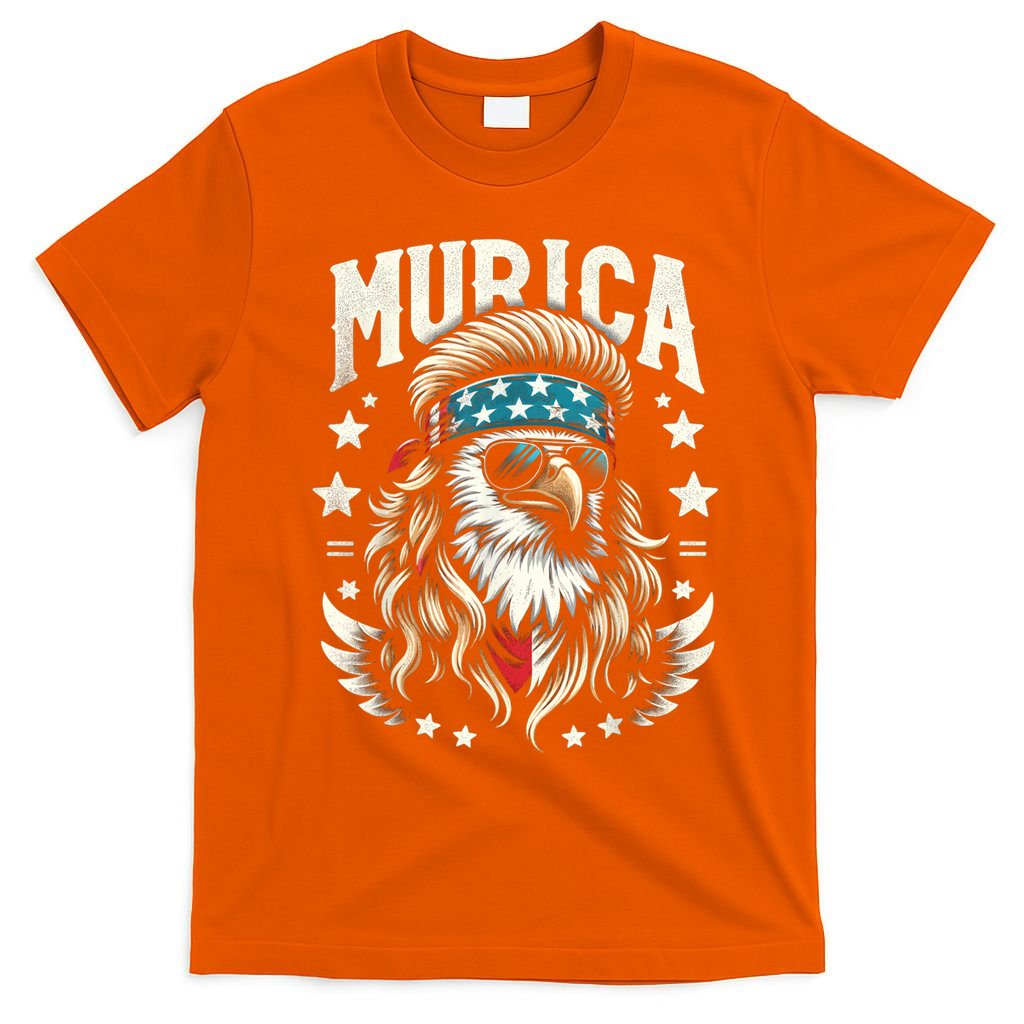 4th Of July Bald Eagle Mullet Murica Usa Usa Merica T-Shirt