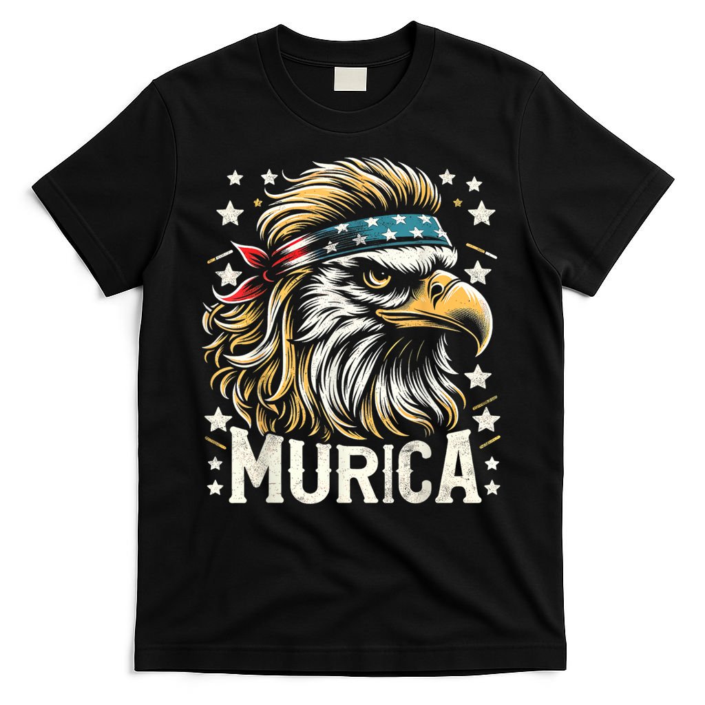 4th Of July Bald Eagle Mullet Murica Usa Usa Merica T-Shirt